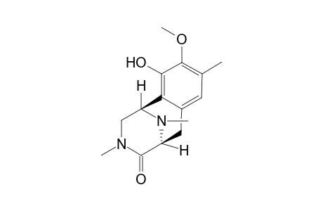 1,2,3,4,5,6-Hexahydro-1,5-imino-10-hydroxy-9-methoxy-3,8,11-triimethyl-3-benzazocin-4-one