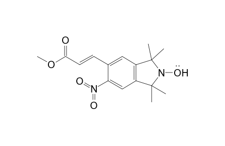 5-(Methoxycarbonylethenyl)-1,1,3,3-tetramethyl-6-nitroisoindolin-2-yloxyl