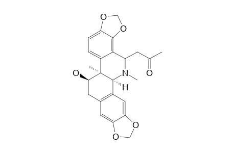 (+/-)-8-EQU-ACETONYLCORYNOLIN