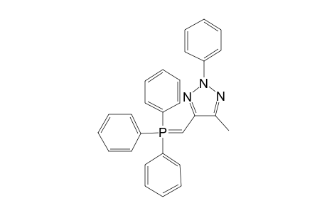 4-Methyl-2-phenyl-5-[(triphenylphosphoranylidene)methyl]-2H-1,2,3-triazole