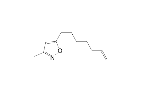 5-(6-Heptenyl)-3-methylisoxazole