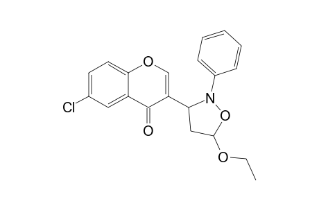 exo-6-Chloro-3-(5-ethoxy-2-phenyloxazolidin-3-yl)benzopyran-4-one