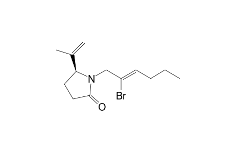 (5S)-1-[(Z)-2-bromanylhex-2-enyl]-5-prop-1-en-2-yl-pyrrolidin-2-one