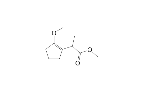2-(2-Methoxy-1-cyclopentenyl)propanoic acid methyl ester