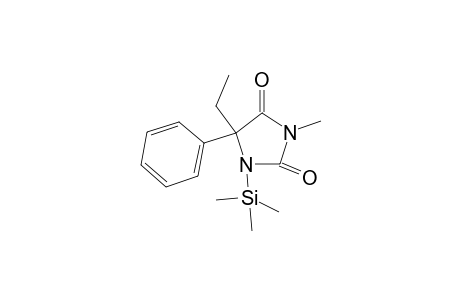 2,4-Imidazolidinedione, 5-ethyl-3-methyl-5-phenyl-1-(trimethylsilyl)-