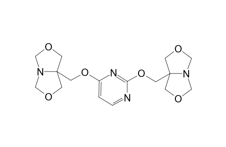 2,4-Bis[(3,7-dioxa-r-1-azabicyclo[3.3.0]oct-c-5-yl)methoxy]pyrimidine