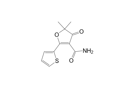 5,5-Dimethyl-4-oxo-2-(2-thienyl)-4,5-dihydrofuran-3-carboxamide