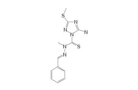 5-amino-N-(benzylideneamino)-N-methyl-3-(methylthio)-1,2,4-triazole-1-carbothioamide