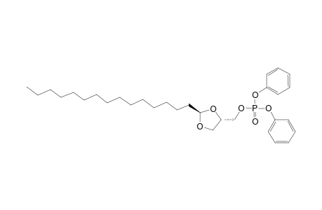 [(2R,4S)-2-pentadecyl-1,3-dioxolan-4-yl]methyl diphenyl phosphate