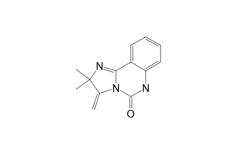 2,2-DIMETHYL-3-METHYLENE-2,3,6-TRIHYDROIMIDAZO-[1,2-C]-QUINAZOLIN-5-ONE