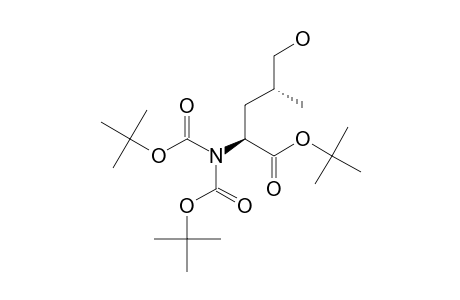 (2S,4R)-TERT.-BUTYL-2-DI-TERT.-BUTOXYCARBONYLAMINO-5-HYDROXY-4-METHYLPENTANOATE