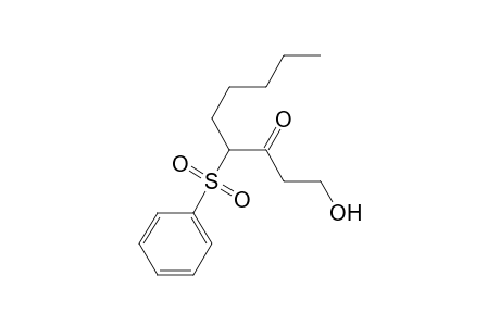4-(Phenylsulfonyl)-1-hydroxynonan-3-one