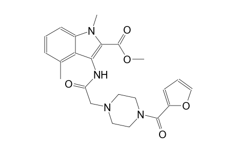 methyl 3-({[4-(2-furoyl)-1-piperazinyl]acetyl}amino)-1,4-dimethyl-1H-indole-2-carboxylate