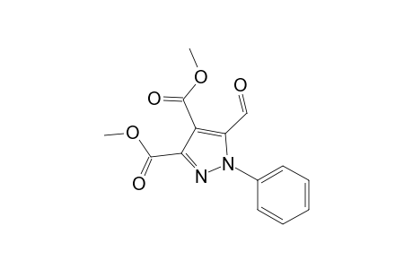 1H-pyrazole-3,4-dicarboxylic acid, 5-formyl-1-phenyl-, dimethyl ester