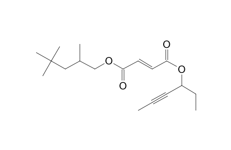 Fumaric acid, 2,4,4-trimethylpentyl hex-4-yn-3-yl ester