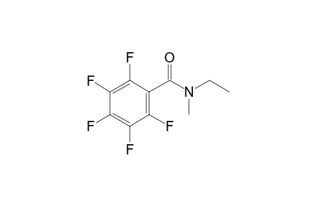 Benzamide, pentafluoro-N-methyl-N-ethyl-