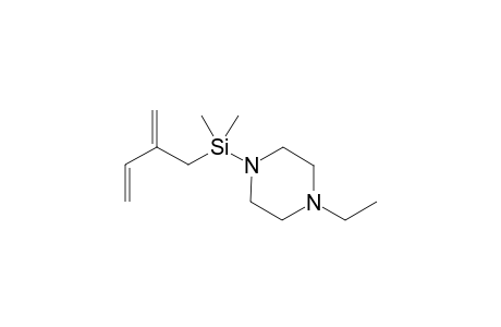 4-[Dimethyl(2-methylenebut-3-en-1-yl)silyl]-4-ethylpiperazine