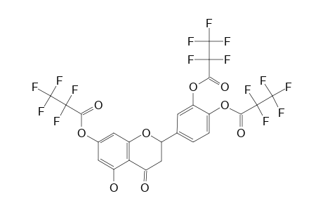 2-(3,4-di(Pentafluoropropionyl)oxyphenyl)-2,3-dihydro-5-hydroxy,7-(pentafluoropropionyl)oxy-4H-1-benzopyran-4-one