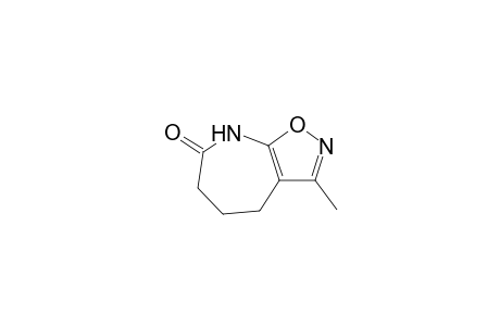 3-Methyl-5,6,7,8-tetrahydrto-4H-isoxazolo[5,4-b]azepin-7-one