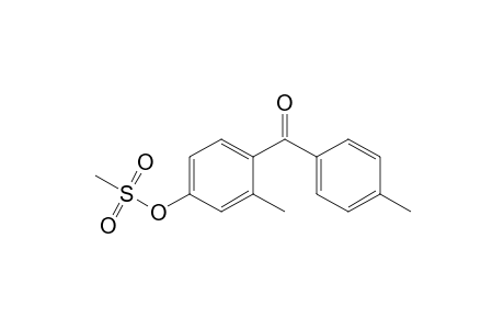 4-(4-Methylbenzoyl)-3-methylphenyl methane sulfonate