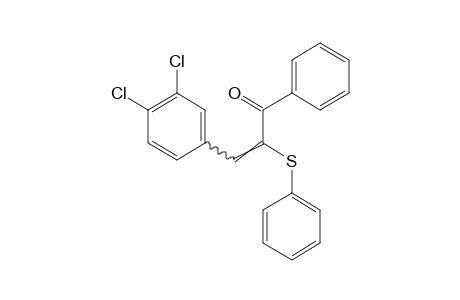 3,4-DICHLORO-alpha-(PHENYLTHIO)CHALCONE