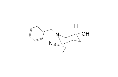 (2R)-8-Benzyl-2-endo-hydroxy-8-azabicyclo[3.2.1]octane-7-exo-carbonitrile