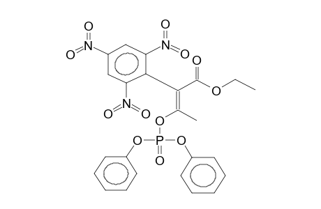 (E)-ETHYL-3-DIPHENOXYPHOSPHORYLOXY-2-PICRYL-2-BUTENOATE