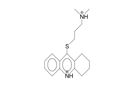 3-(1,2,3,4-Tetrahydro-9-acridiniothio)-propyl-dimethyl-ammonium dication