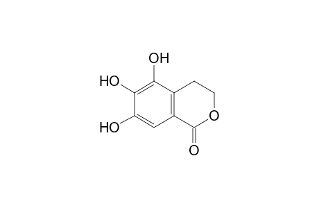 3,4-dihydro-5,6,7-trihydroxyisocoumarin