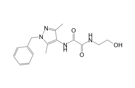 ethanediamide, N~1~-[3,5-dimethyl-1-(phenylmethyl)-1H-pyrazol-4-yl]-N~2~-(2-hydroxyethyl)-