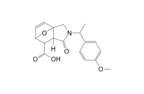 (1S,5R,7R)-3-[1-(4-methoxyphenyl)ethyl]-4-oxo-10-oxa-3-azatricyclo[5.2.1.0~1,5~]dec-8-ene-6-carboxylic acid