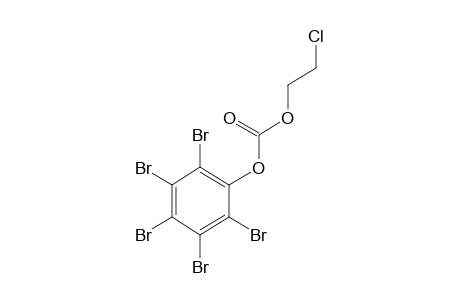 CARBONIC ACID, 2-CHLOROETHYL PENTABROMOPHENYL ESTER