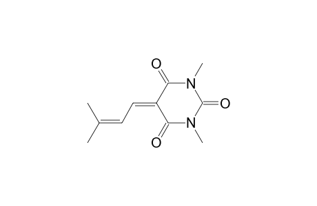 1,3-Dimethyl-5-(3-methylbut-2-enylidene)-1,3-diazinane-2,4,6-trione