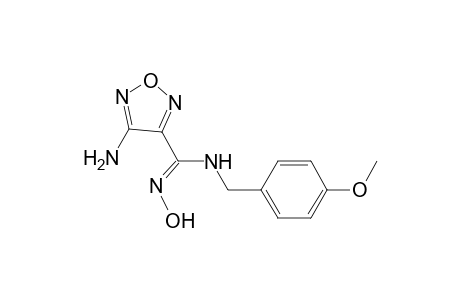 1,2,5-Oxadiazole-3-carboximidamide, 4-amino-N'-hydroxy-N-[(4-methoxyphenyl)methyl]-