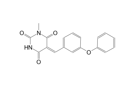 (5Z)-1-methyl-5-(3-phenoxybenzylidene)-2,4,6(1H,3H,5H)-pyrimidinetrione