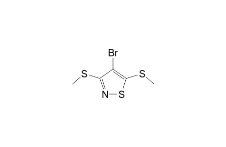 Isothiazole, 4-bromo-3,5-bis(methylthio)-
