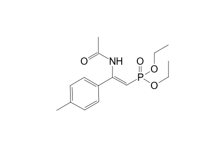 (Z)-Diethyl 2-acetamido-2-p-tolylvinylphosphonate