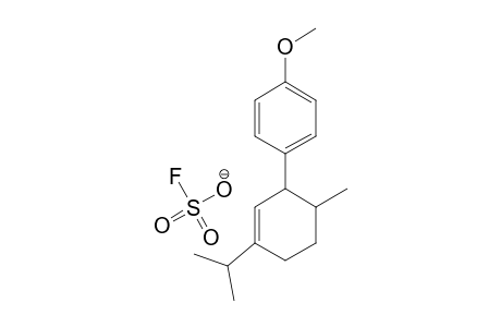 3-ISOPROPYL-1-(4'-METHOXYPHENYL)-6-METHYLCYCLOHEX-2-EN-1-YL-CATION