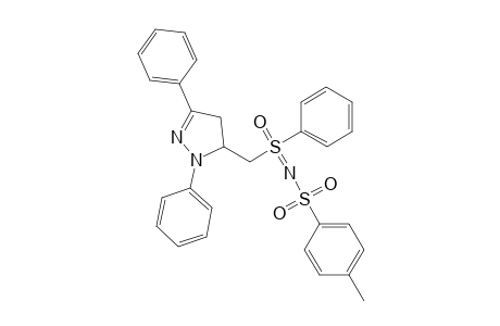 N-[(2,5-diphenyl-2-pyrazolin-3-yl)methyl-keto-phenyl-persulfuranylidene]-4-methyl-benzenesulfonamide