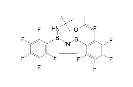 Boranediamine, N,N'-bis(1,1-dimethylethyl)-N-[[(1-methylethenyl)oxy](pentafluorophenyl)boryl]-1-(pentafluorophenyl)-