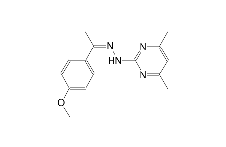 (1Z)-1-(4-methoxyphenyl)ethanone (4,6-dimethyl-2-pyrimidinyl)hydrazone