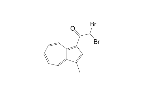 2,2-bis(bromanyl)-1-(3-methylazulen-1-yl)ethanone
