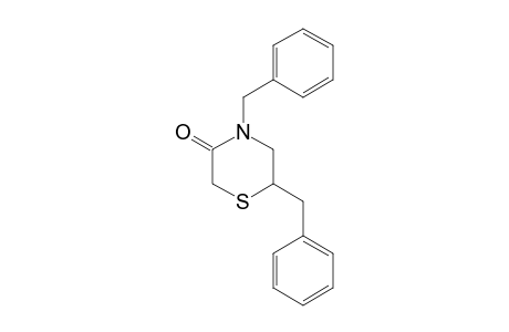 (+/-)-4,6-DIBENZYLTHIOMORPHOLIN-3-ONE