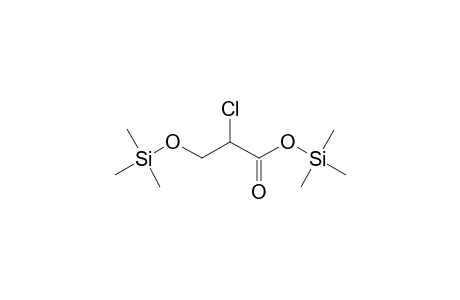 2-Chloro-3-hydroxypropanoic acid bisTMS dev