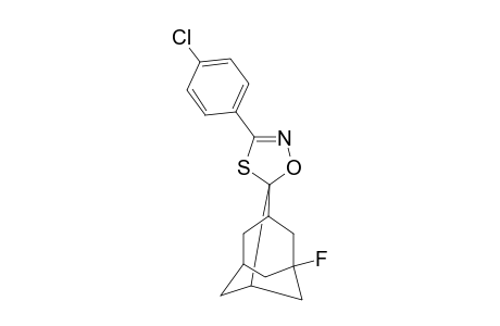 5-FLUORO-3'-(PARA-CHLOROPHENYL)-ADAMANTANE-2-SPIRO-5'-(DELTA(2)-1',4',2'-OXATHIAZOLINE)