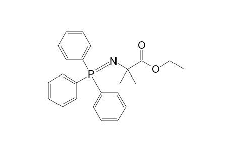 2-Methyl-2-(triphenylphosphoranylideneamino)propanoic acid ethyl ester