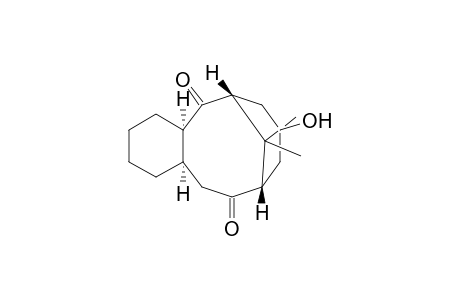 2,3,4,4a.alpha.,7,8,9,10,12,12a.alpha.-decahydro-13,13-dimethyl-8-hydroxy-6.beta,10.beta.-methanobenzocyclodecene-5,11(1H,6H)-dione