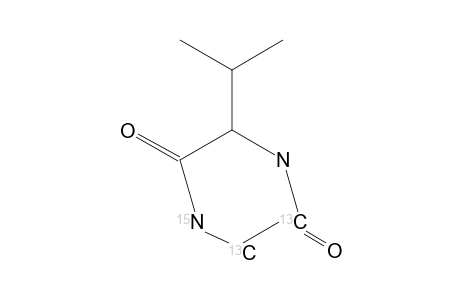CYCLO-(L-VALYL-[1,2-13C2,15N])-GLYCINE