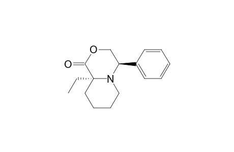 (4R,9aS)-9a-ethyl-4-phenyl-3,4,6,7,8,9-hexahydropyrido[2,1-c][1,4]oxazin-1-one