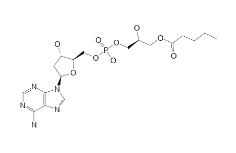 5'-O-(1-O-VALERYL-SN-GLYCERO-3-PHOSPHORYL)-2'-DEOXYADENOSINE